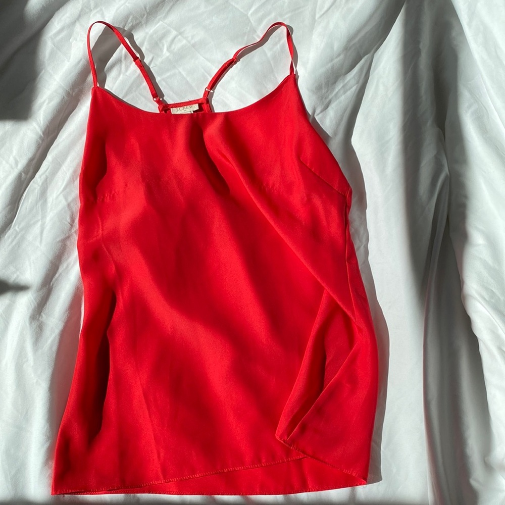 Red J.Crew Tank Top